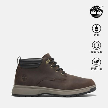 Timberland 男款深棕色休閒防水中筒靴|A6A81W01
