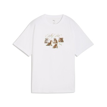 【PUMA】 流行系列小貓圖樣寬鬆短袖T恤(F)_女性_63458902_歐規｜官方直營