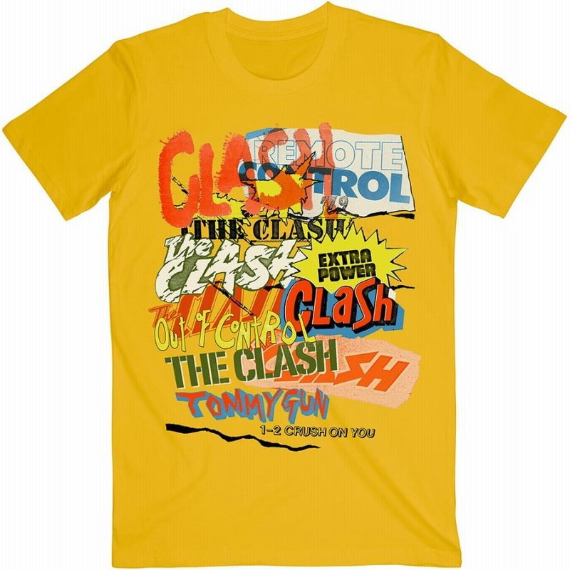 ザ・クラッシュ Ｔシャツ The Clash シングル ロゴ 正規品