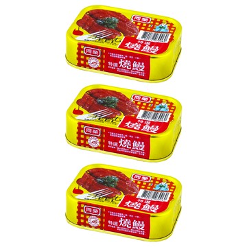 同榮 特選燒鰻罐頭 鰻魚膠質含量高 紅燒製作  100g  3罐