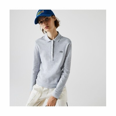 Lacoste ストレッチポロシャツ レディース グレー 通販 Lineポイント最大get Lineショッピング