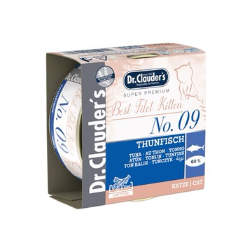 (預購) Dr.Clauder's 克勞德博士 菲力貓罐-9號幼貓鮪魚 70g (DCL018)