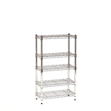 【客尊屋】小資型《粗管徑》 30X60X105Hcm 銀衛士五層架