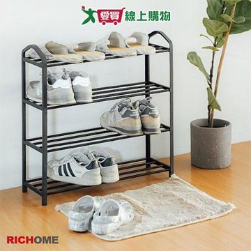 RICHOME 簡單生活四層鞋架 鞋架 層架 鞋櫃【愛買】
