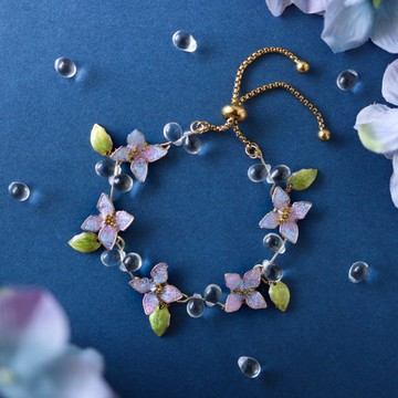 柔美繡球花手鍊