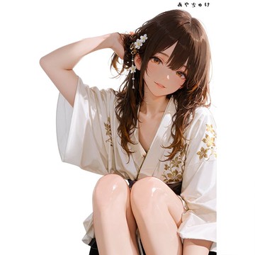 【12月新品】07-109-0014 人物貼紙 性感和服女孩