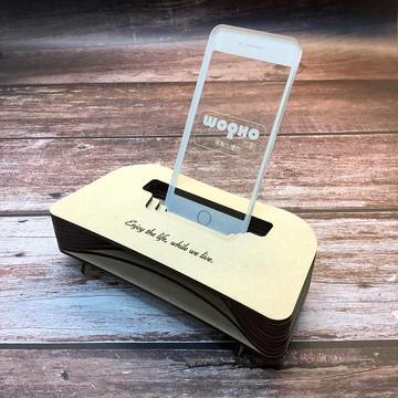 WOOXO 無電手機擴音座 音響 台灣 客製