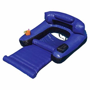 フロート プール 水遊び Swimline Inflatable Durable Fabric Swimming Pool Floating Lounger Chair with