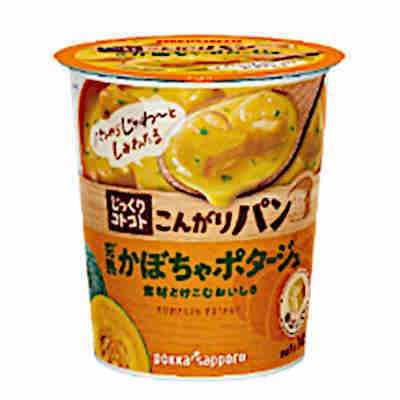 じっくりコトコトこんがりパン 濃厚かぼちゃポタージュ ポッカサッポロ 6個入