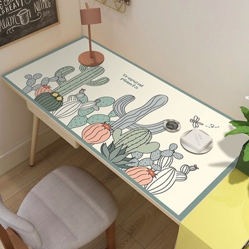 防水寫字桌墊  【Q彈硅膠桌墊】無味學生課桌布防水學習寫字桌宿舍家用書桌面墊『CM45142』