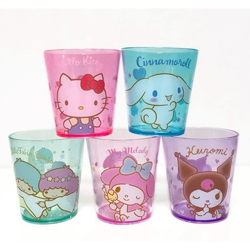 Cool Gear酷樂【日本正品】三麗鷗 壓克力水杯 冷水杯 大耳狗 酷洛米 杯子 雙子星 美樂蒂【YE4】4E