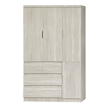 MUNA家居  凱薩4X7尺衣櫥/衣櫃(共三色)  120.2X59.9X208cm