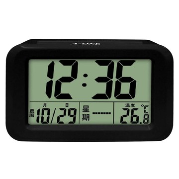 A-ONE 金吉星 多功能藍光LCD顯示鬧鐘 TG-072 時間/日期/溫度顯示  顏色隨機