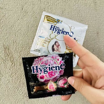 💥臺灣出貨💖泰國HygienE柔順劑衣物護理液柔軟防靜電持久留香便攜裝20ml