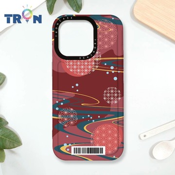 TRON IPHONE 16 PRO 日系和風圓點星河系列 防摔 MAGSAFE 磁吸 太空載具殼 透白 手機殼