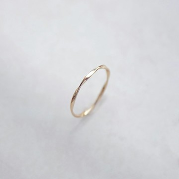 扭轉奇蹟純銀線戒 | 簡約設計 | 鍍K金。玫瑰金。質感。百搭
