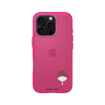iPhone 16 Pro Clear 粉漾桃 - 火影忍者 Naruto - 宇智波一族家紋