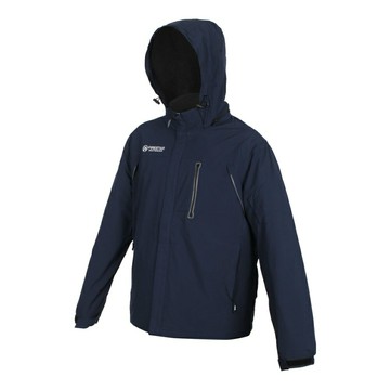 FIRESTAR 男拆帽防風外套(搖粒絨)(連帽外套 保暖 刷毛 防潑水 反光 慢跑「J1955-93」≡排汗專家≡