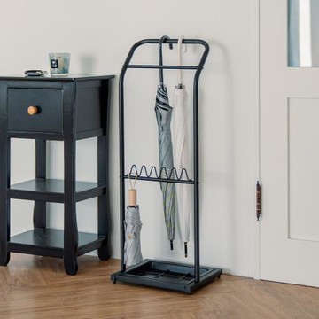 【H&R安室家】輕時尚台製九格傘架/雨傘掛架 RS50