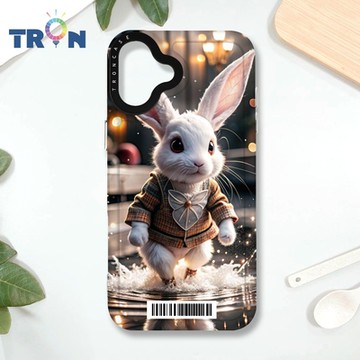 TRON IPHONE 16 PLUS 湖面上的動物們 防摔 MAGSAFE 磁吸 太空載具殼 透白 手機殼