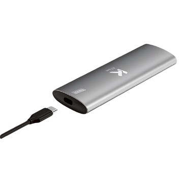 KTnet 廣鐸 M.2 SSD NVME SATA雙協議鋁合金外接盒  USB 3.2 Gen2 10Gbps  超大容量 | 小巧輕裝  EM600  1個