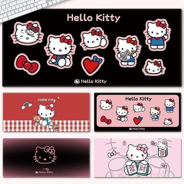 hello kitty凱蒂貓滑鼠墊加大 鼠標墊 防滑 防水桌墊 鎖邊 電腦桌墊 辦公桌墊 鼠墊 桌墊滑鼠墊 超大滑鼠墊