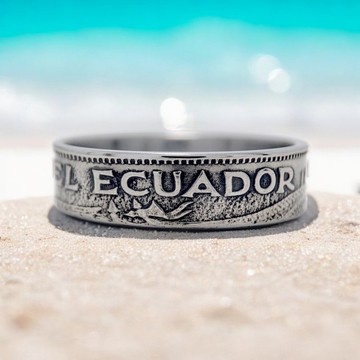 厄瓜多爾錢幣戒指 20 centavos 1959-1972, 厄瓜多爾男仕戒指, 厄瓜多爾戒指