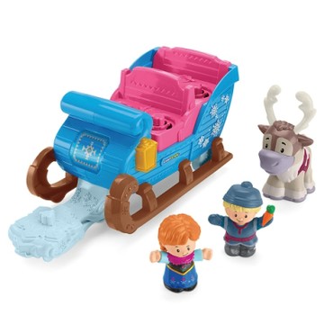 奇哥官方旗艦 Fisher-Price 費雪 冰雪奇緣雪橇組