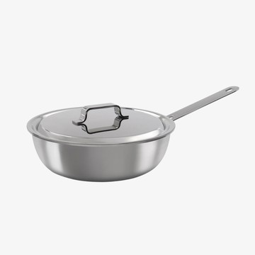 【Professional Secrets 瑞典主廚秘密】炒鍋 不鏽鋼 3L/25.5CM-廠商直送