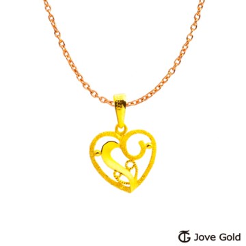 Jove Gold 漾金飾 綺幻黃金墜子 送項鍊