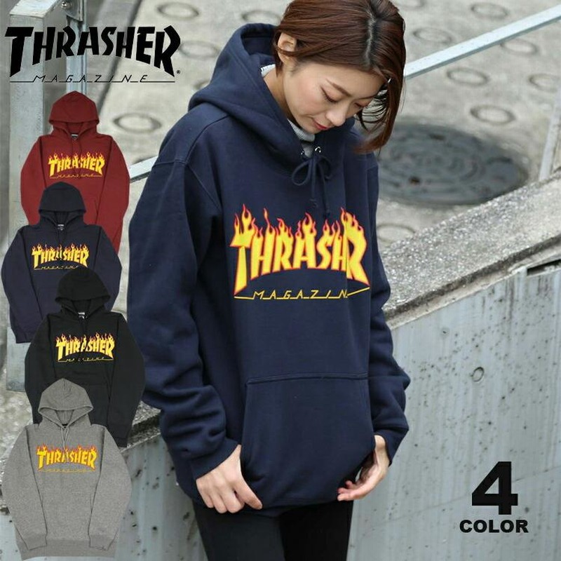 スラッシャー パーカー THRASHER FLAME HOODIE SWEAT PARKA プル