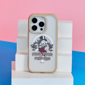 Disney經典-史高治叔叔款極光霧透MagSafe iPhone手機殼