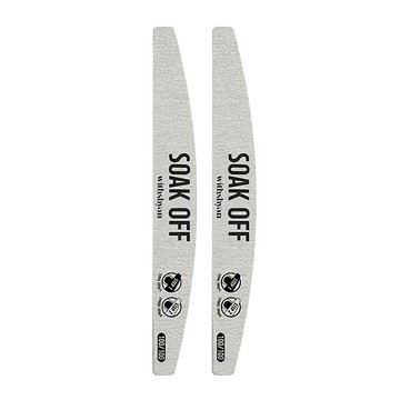 Withshan 高級專業可卸式美甲銼  2件  多色