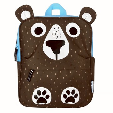 ZOOCCHiNi 防潑水兒童背包  小熊  小熊 棕色  約30.5x25.5x10cm(±1cm)