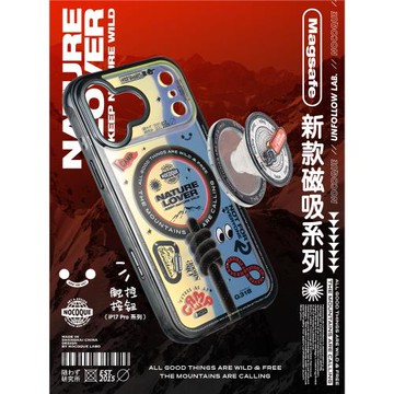 NOCOQUE適用于蘋果iphone16pro手機殼15promax磁吸充電磁吸支架14magsafe軟