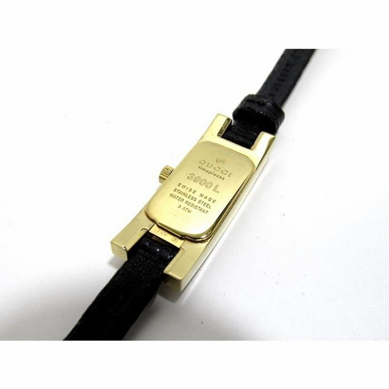 GUCCI 3900L レディース時計 レザーベルト GUCCI レディース腕時計 GP レザーベルト クォーツ 文字盤