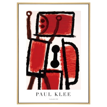 菠蘿選畫所 保羅・克利 鎖匠I AVAR4633D  59.4 x 42cm  木色