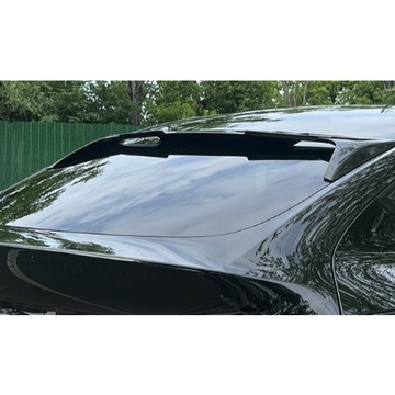 ~歐力斯~特斯拉 Tesla Model Y ModelY 頂翼 上頂翼 上尾翼 上擾流 後頂翼 碳纖維紋 烤漆黑