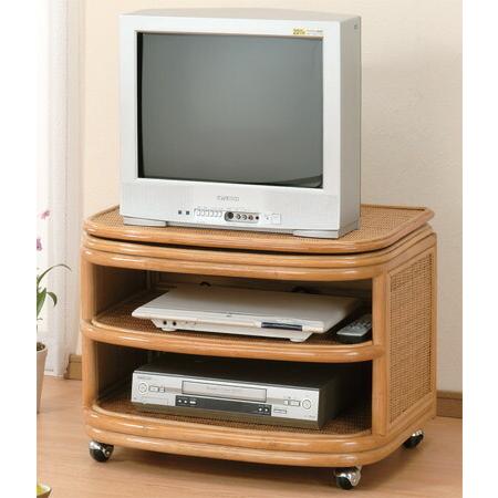 □在庫限り・入荷なし□籐（ラタン） 回転式テレビ台 （W981
