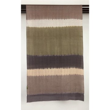 【新藝商號】天染工坊 | 天染手織絲紬圍巾 黃褐橙