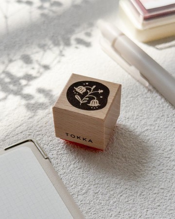 小巧花朵 2×2cm 橡膠印章 | 靜靜綻放的小花 自然風格圖案