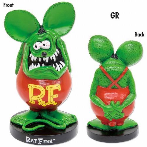 ラットフィンク スタンディング スタチュー グリーン /RatFink/グッズ