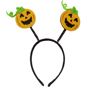[家速配]【Halloween萬聖派對】俏麗南瓜頭飾 1入
