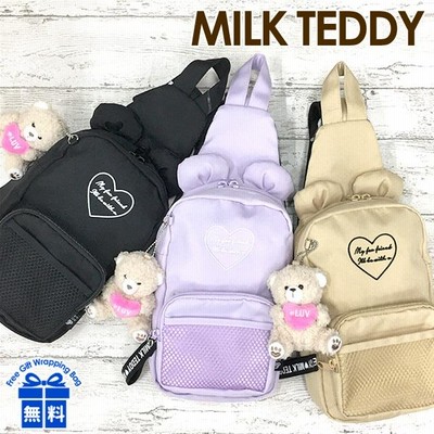 ボディバッグ キッズ 女の子 sky-641 MILK TEDDY ミルクテディ クマ耳