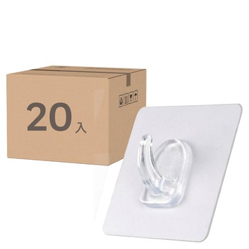 MONACO OLIVE 超黏無痕掛勾 10入組  透明  2組