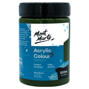 Mont Marte 蒙瑪特 Signature 壓克力顏料 - Paynes Grey 300mL  1色