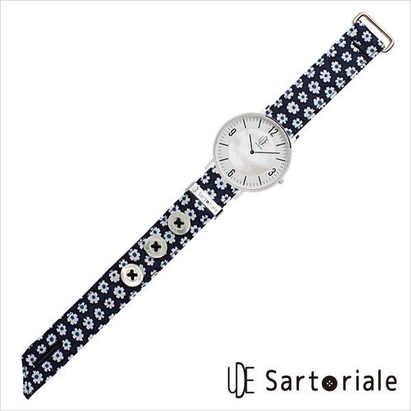 ウーデサルトリアーレ 時計 UDE Sartoriale 腕時計 花柄 紺 白 レディース ホワイト D-02-BSDS10 | LINEブランドカタログ