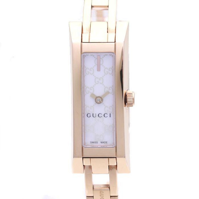 グッチ Gリンク YA110522 110 シェル GUCCI レディース /38387 【中古