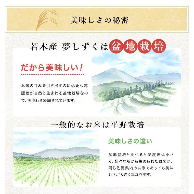 新米　米 お米 10kg 送料無料 若木 夢しずく 佐賀県産 武雄 産地限定米 令和5年度 5kg×2袋