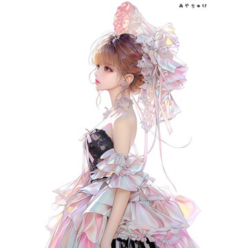 【3 月新品 1】07-117-0133 人物貼紙 透明感氣質裝飾